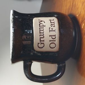 GRUMPY OLD FART Pottery Glazed Coffee Mug Funny Gift